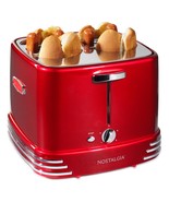 Nostalgia 2 Slot Hot Dog and Bun Toaster with Mini Tongs, Retro Toaster, Cooker  - $35.28
