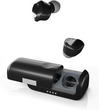 True Wireless Earbuds Bluetooth5.0 IPX5 Waterproof with USB-C Quick Charge Black - £31.07 GBP