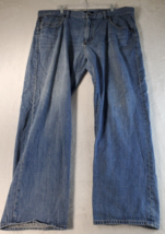 Sean John Jeans Men Size 42 Blue Denim 100% Cotton 5-Pocket Design light Pull On - £10.79 GBP