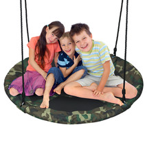 40&quot; Flying Saucer Tree Swing Outdoor Play Set w/Adjustable Ropes Gift fo... - £68.24 GBP