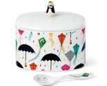 Lenox Disney Mary Poppins Sugar Bowl With Lid  Spoon Kite Umbrella Porce... - $34.00