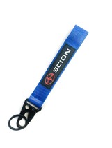 BRAND New JDM SCION Blue Racing Keychain Metal key Ring Hook Strap Lanyard Unive - £7.92 GBP