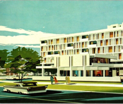 Vintage 1960s Fenway Commonwealth Motor Hotel Boston Unposted Panorama Postcard - £11.34 GBP