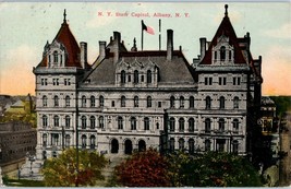New York State Capitol Americhrome Postcard 1912 - £9.35 GBP