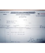 Vintage American Coil Spring Co. Purchase Order 1957 - $5.47 CAD