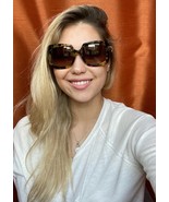 New Zac Posen Square Toroise Cat.3 Oversized Women&#39;s Sunglasses - $3,168.71 MXN