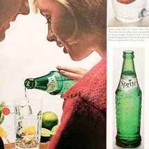 1965 Sprite With Gin Advertisement Soda Pop Carbonated Beverages Vintage... - €34,84 EUR