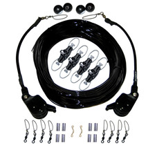 Rupp Double Rigging Kit w Lok-Ups &amp; Nok-Outs - 260&#39; Black Mono - $340.91