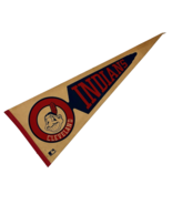 Cleveland Indians 11.5&quot;x30&quot; Full-Sized Felt Pennant MLB USA Chief Wahoo - £27.14 GBP