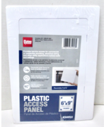 New Oatey 6&quot; x 9&quot; Framed Plastic Service Access Panel White 34053 Made I... - $12.34