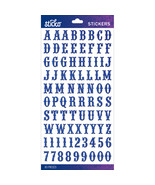 Sticko Alphabet Stickers-Blue Glitter Carnival Small - £11.24 GBP