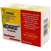 Redigest, Hofigal, 50 cps, Help in Bloating, Digestion, Liver, Pancreas problems - £14.96 GBP