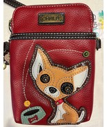 Chala Chihuahua Crossbody Shoulder Double Strap Convertible Bag Vegan Leather - £25.17 GBP