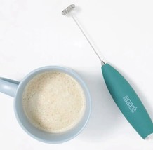 Eparé Cordless 9&quot; Milk Frother Green/Stainless NIB Latte Cappuccino Coffee - £9.70 GBP