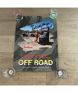 Original Iron Man Ivan Stewart Super Off Road Autographed Arcade Poster ... - $932.80 MXN