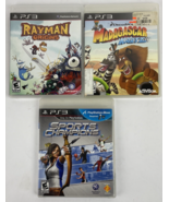3 x PS3 PlayStation 3 - Madagascar KARTZ - RAYMAN Origins - Sports Champ... - $24.74