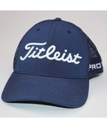 Titleist FJ Pro VI Logo Baseball Cap Hat Blue And White Snapback Adjusta... - €9,65 EUR