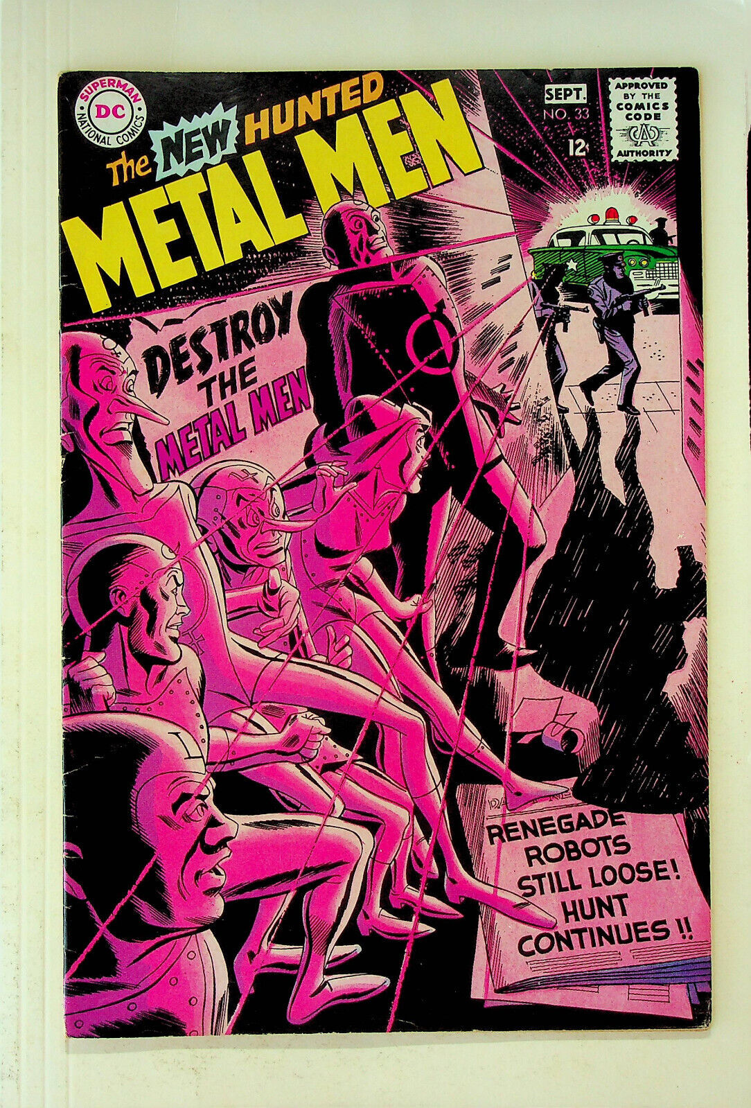 Primary image for Metal Men #33 (Aug - Sep 1968, DC) - Very Fine/Near Mint