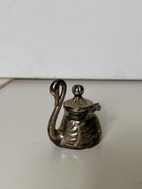 Silver plated Swan Condiment With Spoon International Silver Co. Vintage  - $29.39