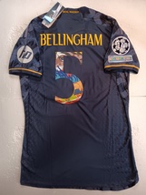 Jude Bellingham Real Madrid UCL SEN2 Art Match Navy Away Soccer Jersey 2023-2024 - $120.00