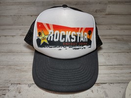 Rockstar Energy Drink Nissun Mesh Back Trucker Hat Cap Hollywood Sign Style - £4.89 GBP