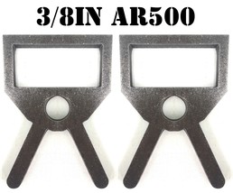 3/8&quot; AR500 Steel Shooting Target 2x4 &amp; EMT Conduit Pipe Stand Bracket Mo... - $39.99