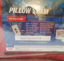 Brand New NBA Houston Rockets Twin Comforter Set 66&quot; X 86 &quot; Pillow Sham - £27.83 GBP