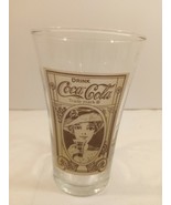 Coca Cola Glass Vintage Recreation 16 oz Victorian Lady Flair. The Archives. G2 - £7.04 GBP