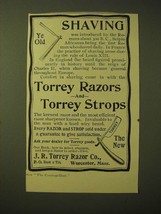 1893 J.R. Torrey Razor and Strop Ad - ye old Shaving - £14.49 GBP