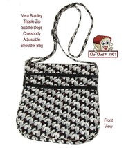 Vera Bradley Tripple Zip Scottie Dogs Crossbody Bag Purse (pre-owned) - $24.95