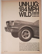 Uni-Lug ET Mags Wheels vintage Magazine Advertisement 1967 - £11.03 GBP