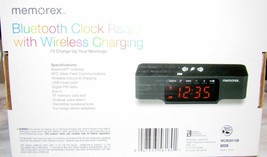 Memorex Wireless Clock Radio MCBQ618B Bluetooth NFC Charging USB AUX In ... - $38.00