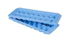 Rubbermaid Easy Release Ice Cube Trays, Blue, Pack of 2, Dishwasher Safe - £6.13 GBP