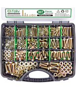 907-Piece Grade 8.8 Metric Bolt and Nut Assortment Kit, Yellow Zinc Plated - $96.25 CAD