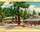 Vtg Linen Postcard Lake Tahoe California CA Camp Richardson Hotel South ... - $10.64