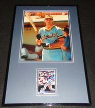 Paul Molitor Signed Framed 11x17 Photo Display Brewers Blue Jays - £54.50 GBP