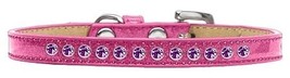 Purple Crystal Size 14 Pink Puppy Ice Cream Collar - £20.20 GBP