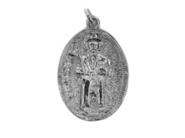Men Medallion Pendant Charm .925 Sterling Silver - £66.83 GBP