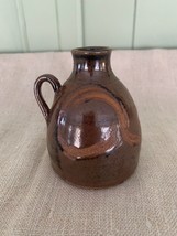 Tuckaway Pottery  Studio Pottery Handled Small Little Brown Jug, Artist ... - £8.51 GBP