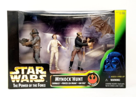 Hasbro Star Wars Power of the force Cinema Scenes Mynock Hunt Chewbacca ... - $23.71