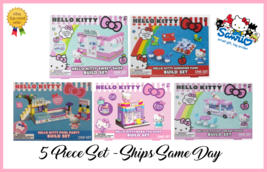 ✅Official Sanrio Hello Kitty Adventures Building Blocks 5Pc Set Creative... - $63.20