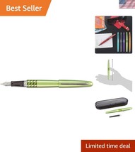 Elegant MR Retro Pop Fountain Pen - Retractable Design, Green &amp; Marble F... - €33,22 EUR