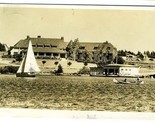 Lakeside Inn Real Photo Postcard Yarmouth Nova Scotia 1950&#39;s - $13.86