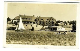 Lakeside Inn Real Photo Postcard Yarmouth Nova Scotia 1950&#39;s - £10.83 GBP