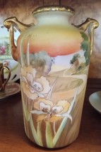 nippon hand painted vase - £51.51 GBP