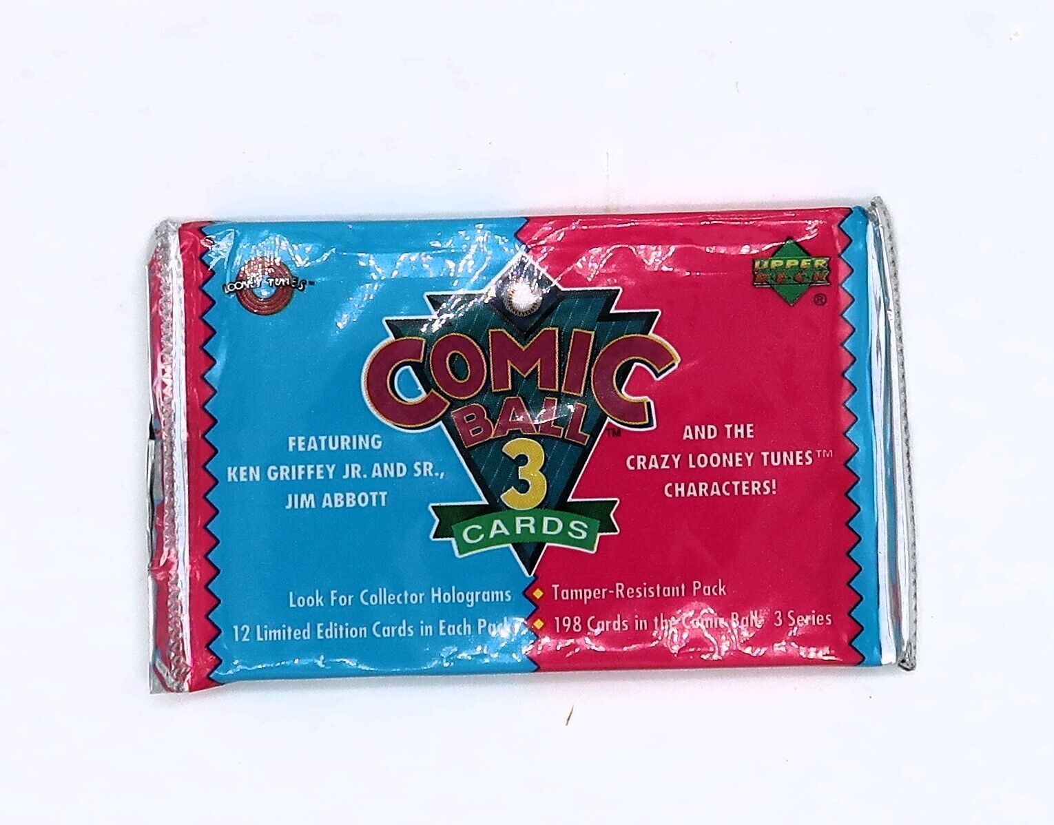 VTG 1992 Upper Deck Comic Ball 3 Series Trading Cards Sealed Pack Looney... - $2.99