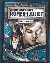 Factory Sealed DVD-Wm. Shakespeare&#39;s Romeo &amp; Juliet-Leonardo DiCaprio - £7.46 GBP