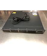 CISCO Catalyst C3750x 48-port Gigabit Ethernet Switch WS-C3750x-48PF-S v04 - €25,45 EUR
