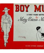 1938 Boy Music Piano Music Mary Bacon Mason Antique Music Instruction B82 - $49.99