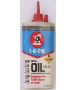 3-In-ONE ELECTRIC MOTOR OIL 3-In-1,  3 oz Drip Bottle - $5.24